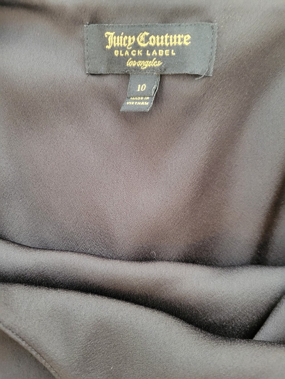 🌟Final Price | Juicy Couture Mixed Media Midi Dress | Black - Picture 4 of 4